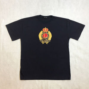 Vintage Limited Embroidered Navy Blue Tee